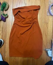 Burnt Orange Dress 