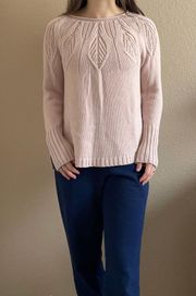 Vintage Pink  Knitted Sweater