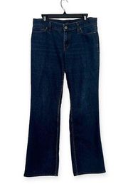 Curvy Denim Jeans Dark Wash Size 10