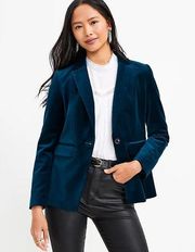 Loft Velvet Modern Blazer NWT