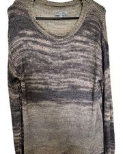 Olivia sky long sleeve ombré sweater size large