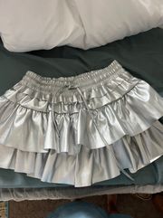 Boutique Metallic Skirt 