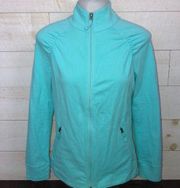 Merona Light Blue Zip Up Active Jacket