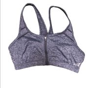 BCG WOMENS ZIP FRONT SPORTS BRA