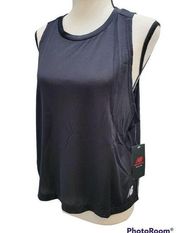 NWT New Balance Go Dry Active Wear Mesh Tank Top Size L With Back Opening