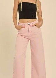 LOFT size 6 cropped flamingo denim jeans