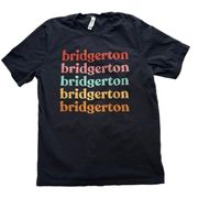 Netflix Bridgerton Show Book Shonda Rhimes Short Sleeve Tee T-Shirt Top Size XL