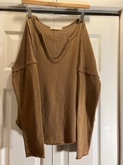 Free People Come And Get It Long Sleeve Top