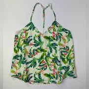 Nine Britton tropical Floral Tank Top size large