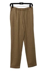 Brown Soft Wool Pull On Slacks (Size XXS)