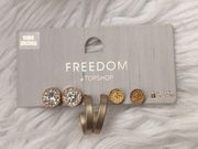 ⭐️ Topshop three sets of earrings