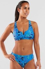 TITLE NINE Aria Underwire Top Lehua Bottom SIZE MEDIUM 36 C SET chili blossom