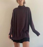 Purple Turtleneck Sweater Xl