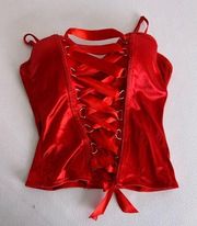 5/$25 Spirit red corset large