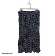 Dress barn chain pattern‎ midi skirt size 12
