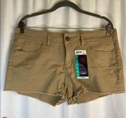 NoBo Juniors (women’s) Beige Khaki Shorts NEW size 15