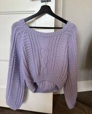 Purple Sweater