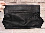 Forever 21 Large Black Faux Leather Clutch