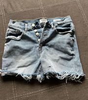 High rise Skinny Shorts