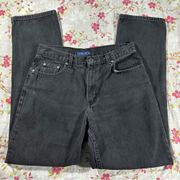 Black Straight Leg Jeans