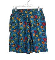 Vintage 90’s Woolrich Fish Novelty Cotton Shorts 14