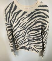 Zebra Print Sweater