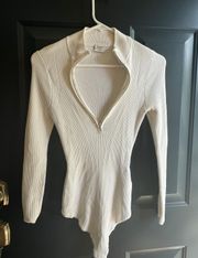 Abercrombie Sweater Zipper Bodysuit