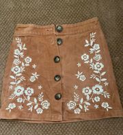 Floral Embedded Skirt