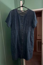 L.L.Bean Vintage  Denim Dress