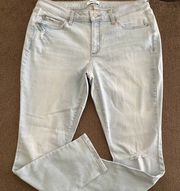 Lightly Distressed Skinny Jeans