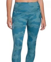 The North Face Blue Camouflage Leggings Size XS