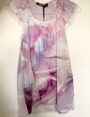 🆕 Roberto Cavalli | Watercolor Silk Blouse Pink