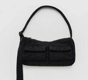 NWT Baggu Cargo Nylon Shoulder Bag Black