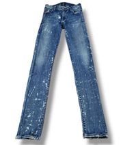 Citizens of Humanity Avedon Skinny Jeans Size 27 W25"xL31" Stretch Bleached Blue Denim Pants