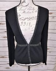 Jones New York Sparkle Glitter Classy Cardigan