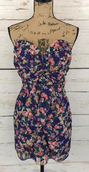 🌸Floral Strapless Dress🌸