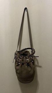 Alexander Wang Diego Bucket Bag Latte Leather - Rose Gold Hardware