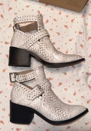 White Studded Boots