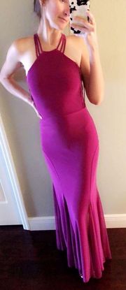 Fuchsia Prom Dress