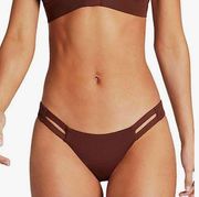 🆕Vitamin A NWT Swim Neutra Hipster Bottoms in Vintage Brown (VA-2)