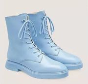 McKenzee Cornflower Blue Combat Boots NWT