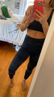 Soulcycle Blue Camo Leggings