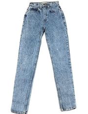 American Apparel Acid Wash The High-Waist Jeans