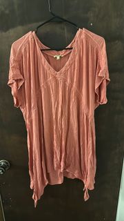 Pink Oversized Top