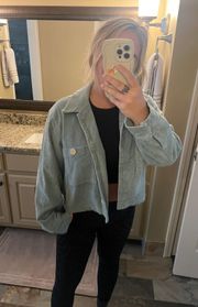 Corduroy Cropped Jacket