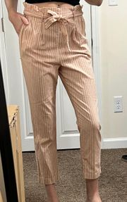 Stripped Cropped Pants