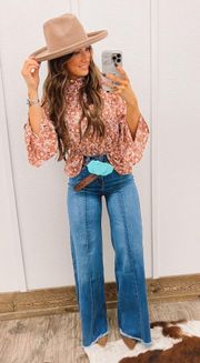 The Fringed Pineapple Boutique Wide Leg Jeans 