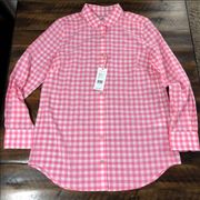 Vineyard Vines Gingham Button Down Shirt Size 2