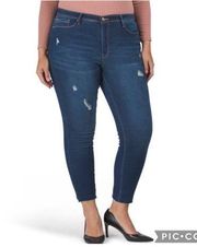 NANETTE LEPORE Plus Belle High Rise Ankle Skinny Jeans plus size 14 NWT