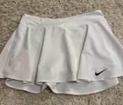 Nike White Flowy Tennis Skirt Large